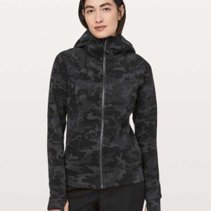 Lululemon Scuba Hoodie Light Cotton Fleece - Incognito Camo Black